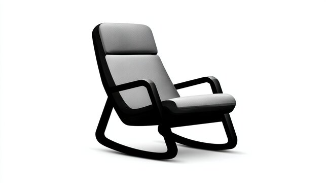 Armchair Pictogram Relaxing Modern minimalist rocking chair with sleek design and comfort