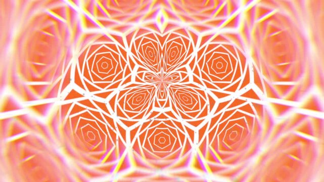 A loop animation fractal pattern background with grain film effect, shake effecf , and noise texture background