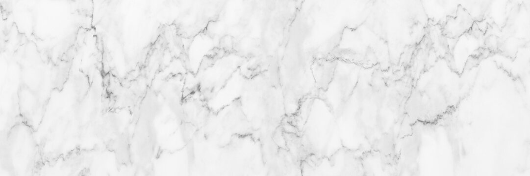 horizontal elegant white marble texture for pattern and background.