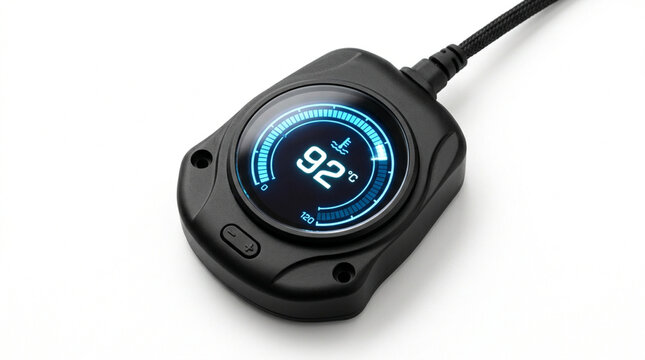 Digital tire pressure gauge showing 32 psi