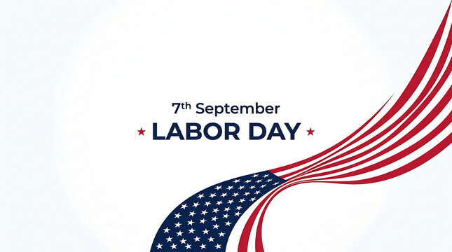 7th September Labor Day Text Effect