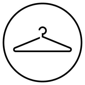 coat hanger vector icon logo PNG Transparant Image