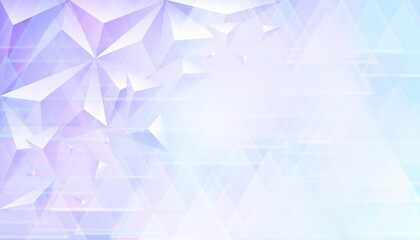 Obraz premium Abstract blue and purple geometric crystal background.