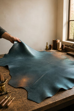 Leather Hide Defect Inspection for Material Grading Fashion Manufacturing Quality Control and Premium Product Production