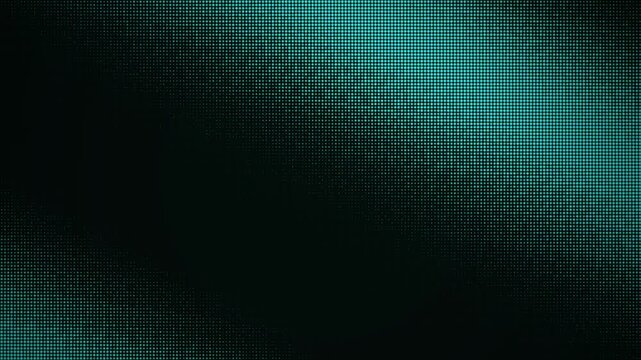 Teal halftone dot pattern motion background, abstract digital grid texture loop dots