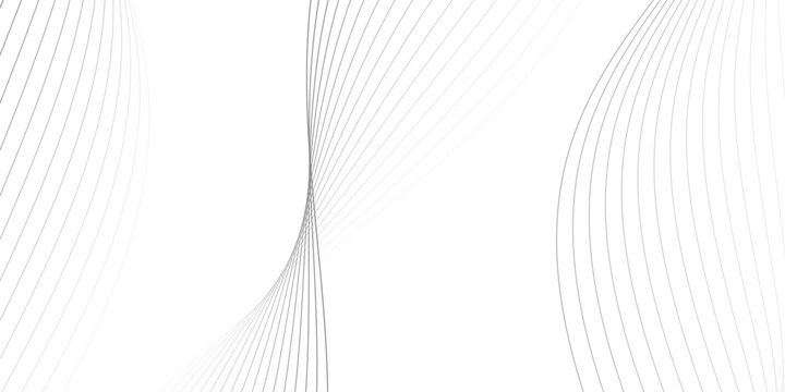 Abstract with flowing grey lines on a white background, intersecting curves and minimalist linear patterns