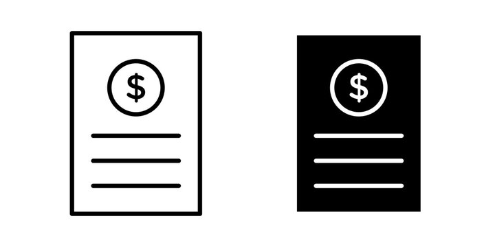Payroll icon vector design series
