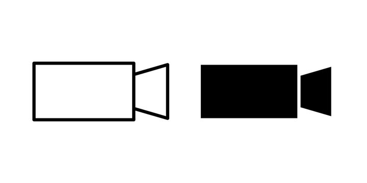 Video call icon vector design series