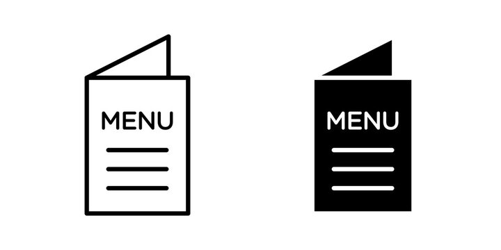 Menu icon vector design series