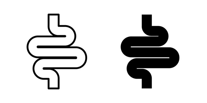Intestines icon vector design series