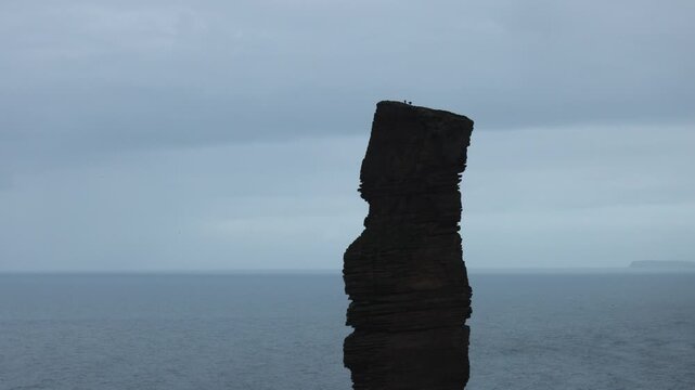 Old Man of Hoy sea stack on the island of Hoy, Orkney, Scotland