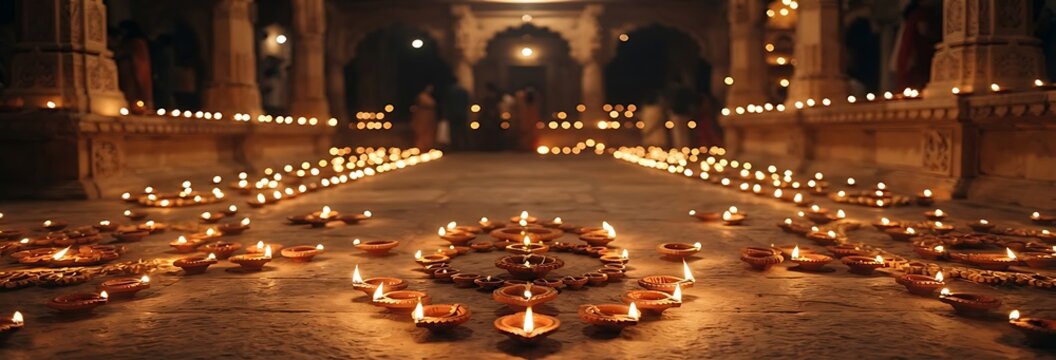 Historic mosque candle prayer ceremony pictures