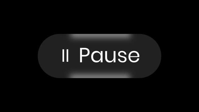 Button essential - Play and Pause with alpha channel
