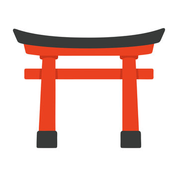 tori gate vector illustration