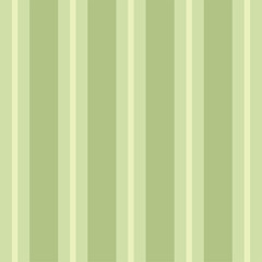 Fresh sage green and pale yellow vertical multi stripe seamless pattern. Flat geometric retro linear vector background. Clean spring nature design for baby textile, packaging and interior wallpaper. © stefanbalaz
