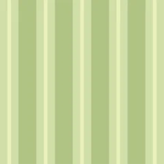 Fresh sage green and pale yellow vertical multi stripe seamless pattern. Flat geometric retro linear vector background. Clean spring nature design for baby textile, packaging and interior wallpaper. © stefanbalaz