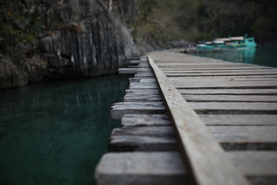 old wooden bridge