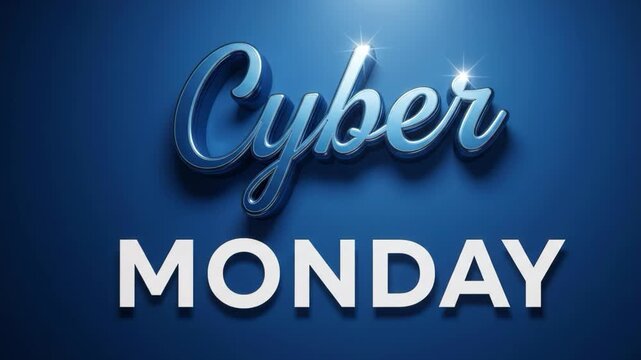 Cyber monday promotional graphic