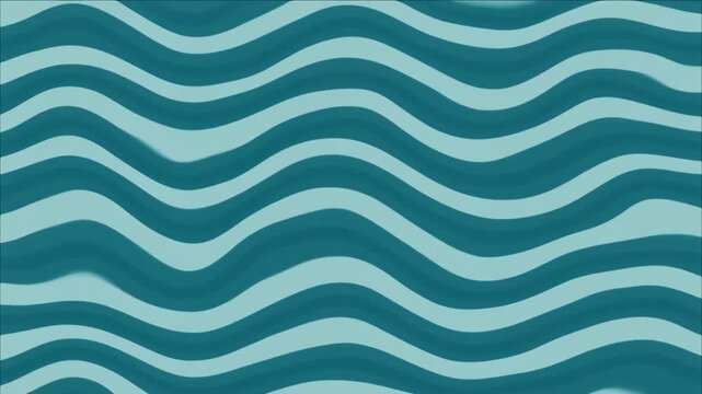 A mesmerizing pattern of undulating turquoise and aqua waves creates a soothing, rhythmic visual texture ideal for graphic design projects, textile prints, or as a vibrant digital backdrop that