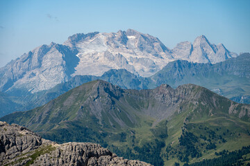 Marmolada – a mountain range in the Dolomites in Italy © Tomasz Warszewski