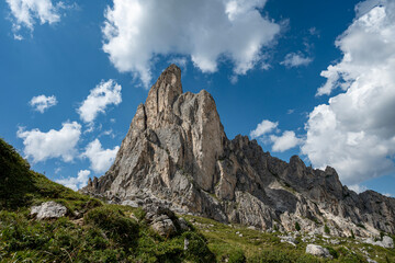 Ra Gusela- Passo Giau- Dolomites- Eastern Alps. Italy. © Tomasz Warszewski