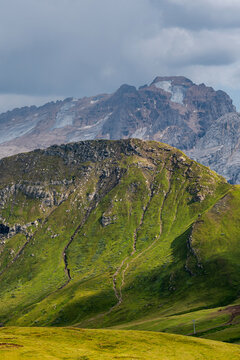 Marmolada &ndash; a mountain range in the Dolomites in Italy
