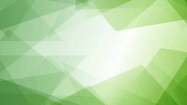 Abstract Geometric Green Light Overlay 4K