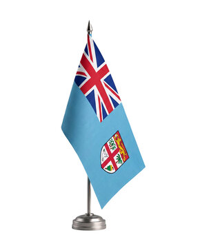 Fiji Flag isolated background 