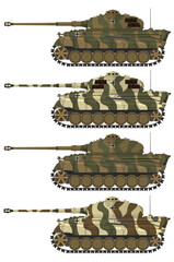 Naklejka premium German Heavy Main Battle Tank