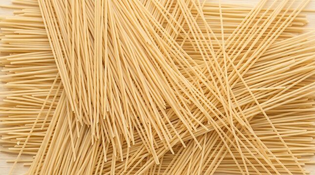 Uncooked Long Pasta Threads Food Texture Abstract Pattern Ideal for Culinary Culinary Layouts Package Covers Decorative Page Background spaghetti pasta dry noodles food background texture uncooked