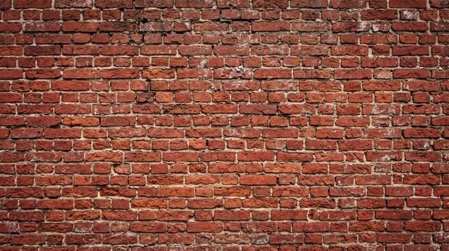 Red Brick Wall Texture Background for Design