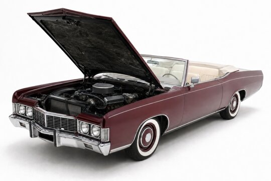 Open Hood Luxury Convertible