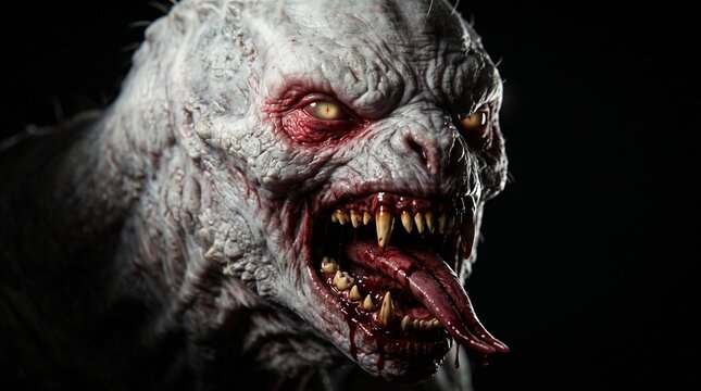 scary halloween monster