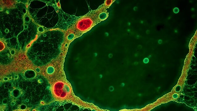 Neural stem cells differentiating into cardiac muscle cells