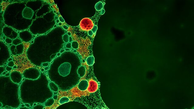 Neural stem cells differentiating into cardiac muscle cells