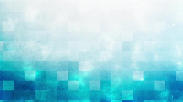 Abstract Blue Gradient Pixel Texture 4K