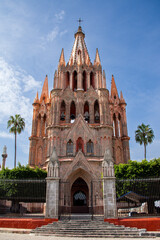 Fototapeta premium Parish of San Miguel de Allende in Guanajuato