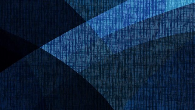 Geometric Abstract Blue Pattern 4K