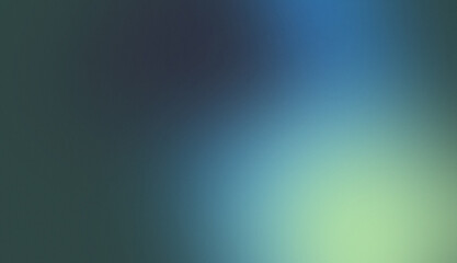 Fototapeta premium Abstract blurred background with soft blue and green light gradient