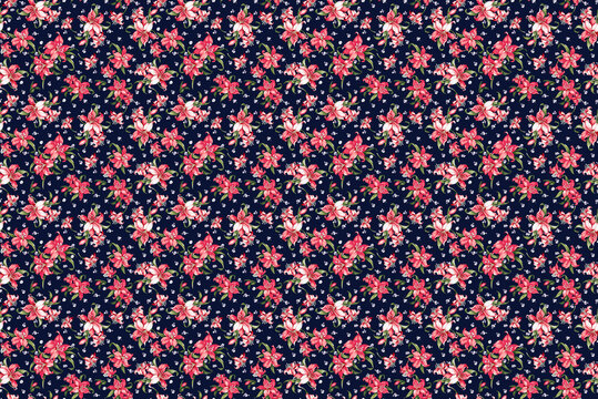  simple floral pattern with small flowers
