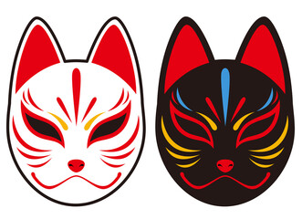 お面・狐 © mao