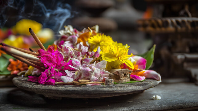 Balinese Temple Offering Canang