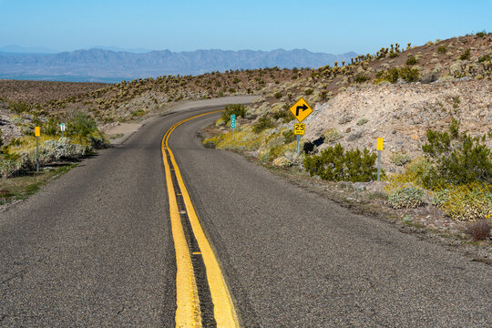 Route 66 near Oatman Arizona 