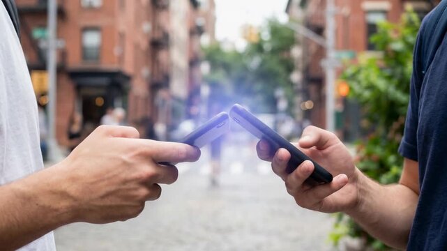Peer to peer NFC transfer Peer NFC Transfer Smartphone Mobile Pay