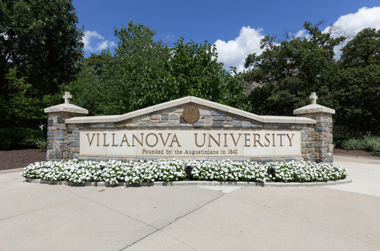 Villanova, Pennsylvania, USA - Aug 19, 2026: Villanova University in Villanova, Pennsylvania on August 19th, 2026. Villanova University is a private Catholic research university.
