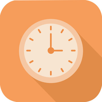 vector clock icon app application smartphone
