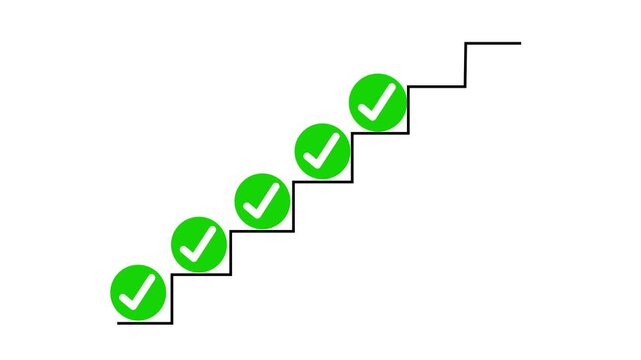Checklist and task progress tracking concept on transparent background.