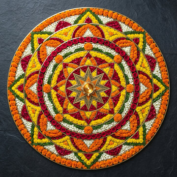 Modern Onam Premium Contemporary 3D Festival Design