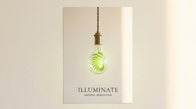 Minimalist Illuminate Nature and Innovation Poster
