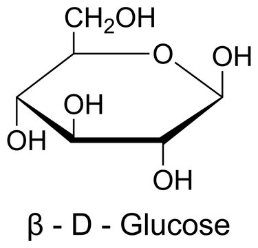 Beta-D-Glucose Haworth Projection Ring Chemical Structure
